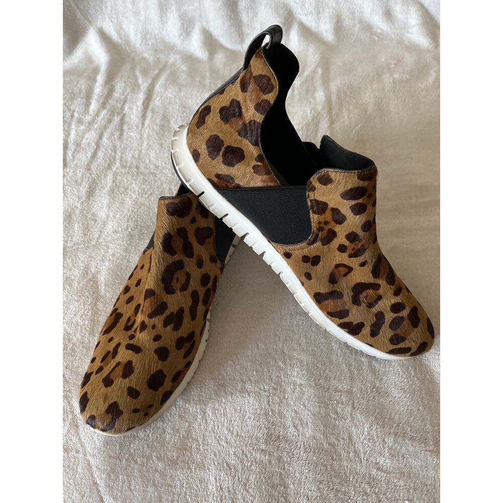 Cole Haan ZeroGrand slip ons ocelot print 11B